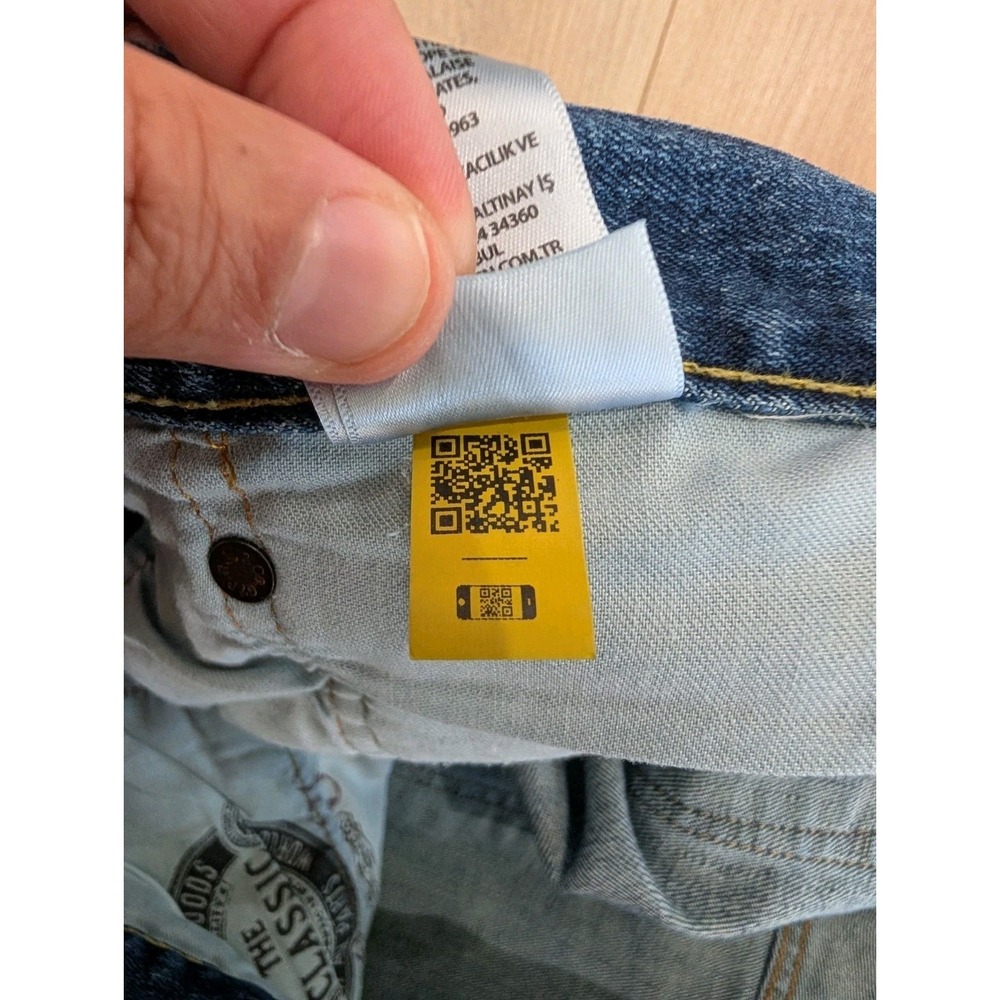 Polo Ralph Lauren Mens 36x30 (38x30) Straight leg Blue Jeans 165/92B Denim - Picture 12 of 14